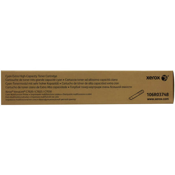 Toner Xerox 106R03748 Cyan 11,800 páginas