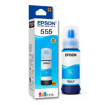 Botella de Tinta Epson T555220 (555) Cyan 70ml - Imagen 2