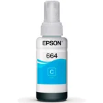 Botella de Tinta Epson T664 (T664220) Cyan 70ml - Imagen 3