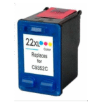 Tinta HP C9352CL (22XL) Tricolor 415 Pag. Deskjet 3920 - Imagen 3