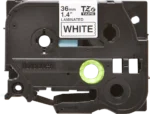 Cinta Brother TZE-261 Negro Sobre Blanco 1.5″ (36MM) x 8 mts. - Imagen 2