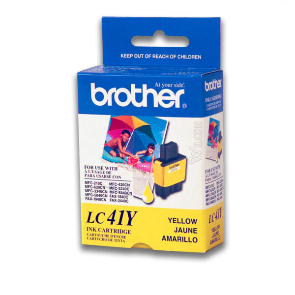 Tinta Brother LC-41Y Yellow 400 paginas