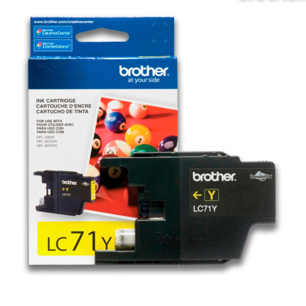 Tinta Brother LC-71Y Yellow 300 paginas