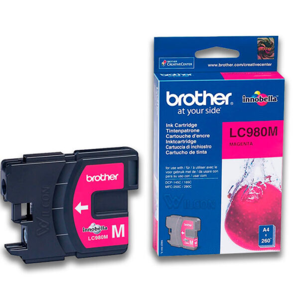 Tinta Brother LC-980M Magenta 260 paginas