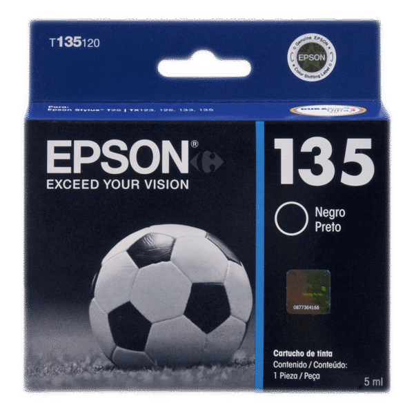 Tinta Epson T135120 (135) Negro 180 Pag