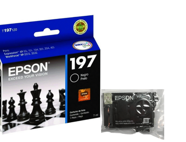 Tinta Epson T197120 (197) Negro 300 Pag