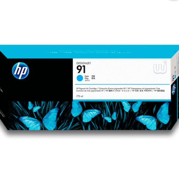 Tinta HP C9467A (91) Cyan 775ML Designjet Z6100
