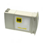 Tinta Hp C4848A (80) Yellow 350ML DesignJet 1050 - Imagen 2