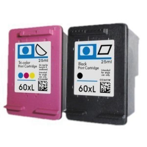 Tinta Hp CC641WL (60XL) Negro 600Pag.