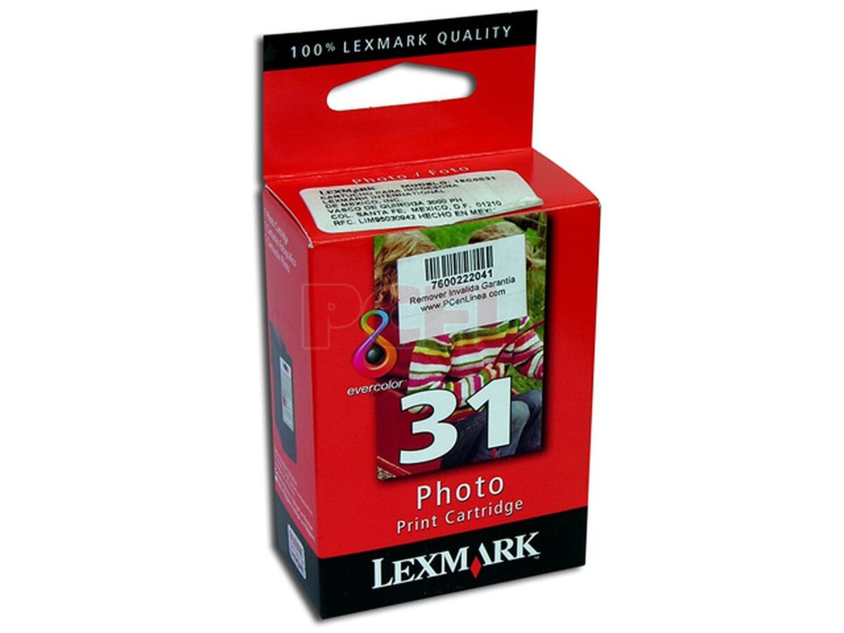Tinta Lexmark 18C0031 (31) Photo Color 135 Paginas - Imagen 3