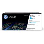 Tóner Hp 212A (W2121A) Cyan 4,500 Pag Color LaserJet Enterprise Flow MFP M578c
