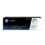Tóner Hp 206A (W2111A) Cyan 1,250 Pág Color LaserJet Pro M454