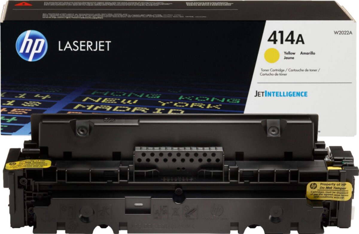 Toner Hp W2022A LaserJet Pro (414A) Yellow con Rendimiento para 2,100 Paginas. - Imagen 2