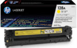 Toner Hp 128A (CE322A) Yellow 1,300pg LaserJet CM1410 - Imagen 2