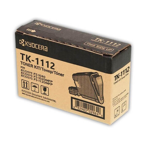 Toner Kyocera TK-1112 Negro 2,500 pg.