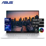 Laptop ASUS Zenbook 14 OLED UX3405CA-PZ334W Intel Core Ultra 9 285H Ram 16GB Disco 1TB SSD 14″ 3K Tactil Windows 11 Home (90NB14W4-M00DL0)