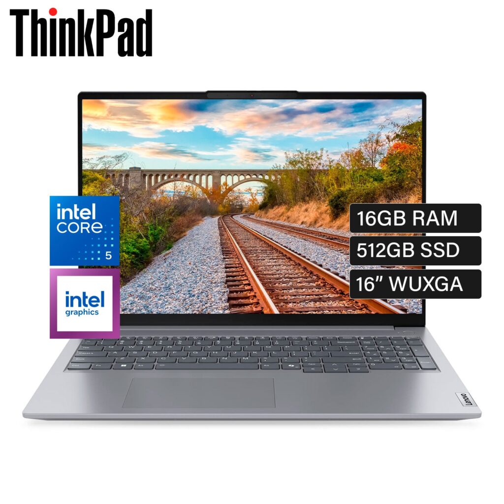Laptop Lenovo ThinkBook 16 G7 IML Intel Core 5 125U Ram 16GB Disco 512GB SSD 16″ WUXGA Windows 11 Pro (21MS00B4LM)