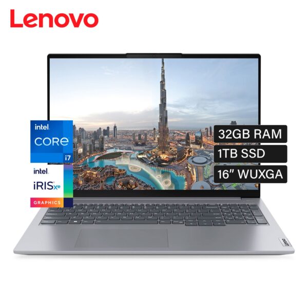 Laptop Lenovo ThinkBook 16 G6 Intel Core I7 13700H Ram 32GB Disco 1TB 16″ WUXGA WINDOWS 11 PRO (21KH00ETLM)