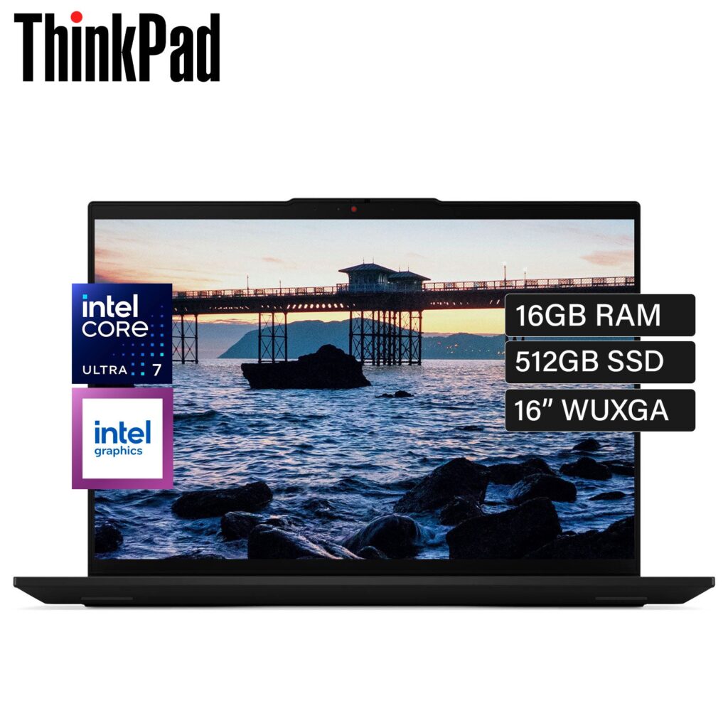 Laptop Lenovo ThinkPad L16 Gen 1 Intel Core Ultra 7 155U Ram 16GB Disco 512GB SSD 16″ WUXGA  Windows 11 Pro 21L40014LM Open Box