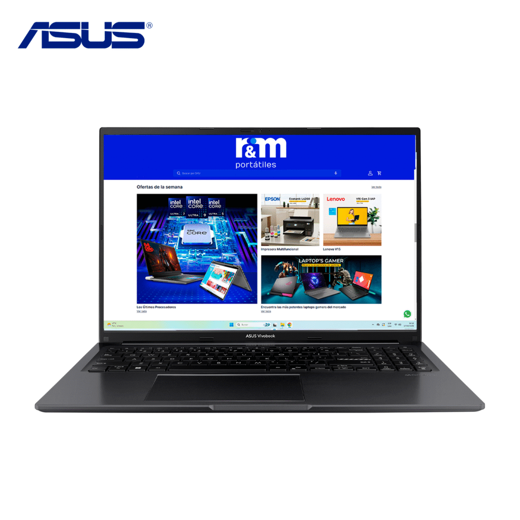 Laptop Asus Vivobook 15 X1502ZA-EJ2466W Intel Core i7 12700H RAM 16GB Disco 512GB SSD 15.6″ FHD Windows 11 (90NB0VX1-M3B90)