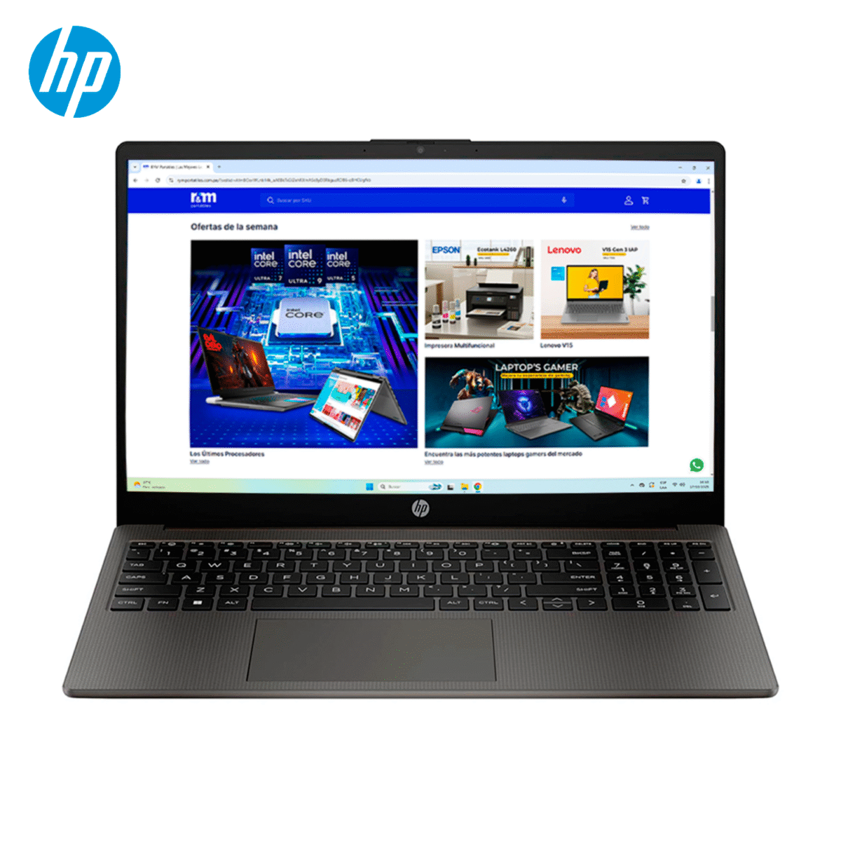 Laptop HP 255 G10 AMD Ryzen 3 7330U RAM 16GB Disco 256GB SSD 15.6" HD FreeDos - Imagen 2