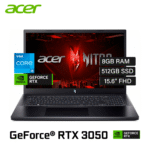 Laptop ACER Nitro V 15 ANV15-51-56GH Intel Core i5 13420H RAM 8GB Disco 512GB SSD Video Nvidia RTX 3050 6GB 15.6″ FHD Windows 11