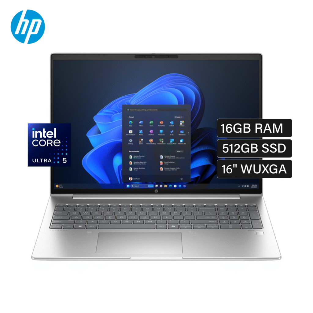 Laptop HP Probook 460 G11 Intel Core Ultra 5 125U Ram 16GB Disco 512GB SSD 16″ WUXGA Windows 11 Pro