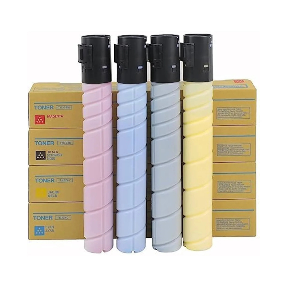 Kit De Toner Compatible TN-324 CMYK C258, C368, C308 26k