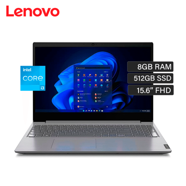 Laptop Lenovo V15 Gen 4 IRU Intel Core i3 1315U RAM 8GB Disco 512GB SSD 15.6″ FHD FreeDos (83A100EMLM)