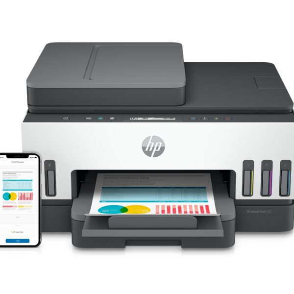 IMPRESORA MULTIFUNCIONAL HP SMART TANK 750 WIFI/BT/LAN