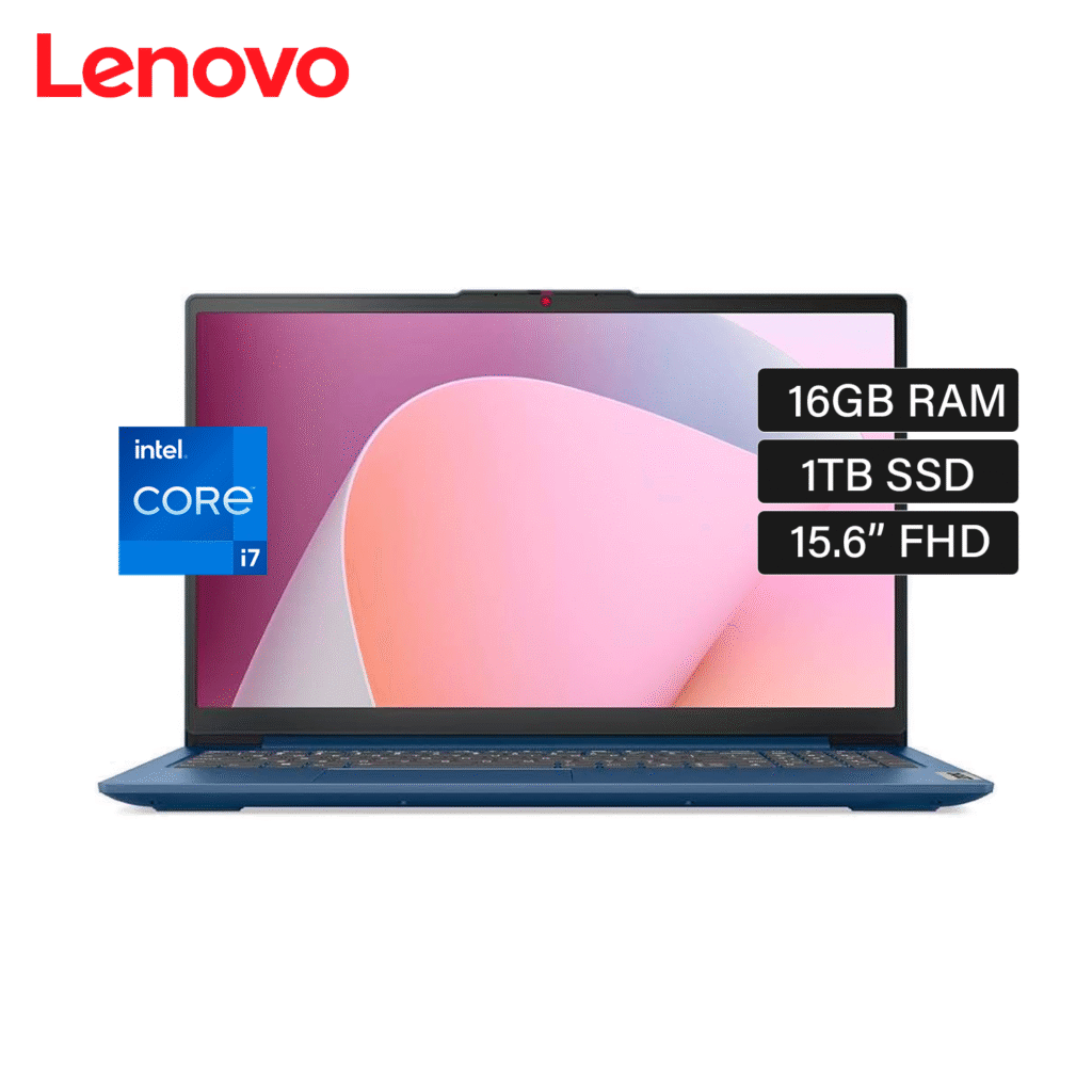 Laptop Lenovo IdeaPad Slim 3 15IRH8 Intel Core i7 13620H RAM 16GB Disco 1TB SSD 15.6″ FHD FreeDos (83EM00ADLM)