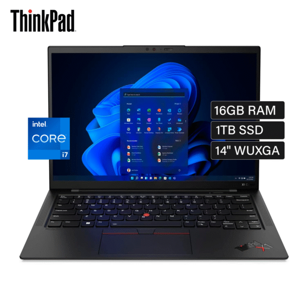 Laptop Lenovo Thinkpad X1 Carbon Gen 9 Intel Core i7 1185G7 RAM 16GB Disco 1TB SSD 14″ WUXGA Windows 10 Pro Open Box