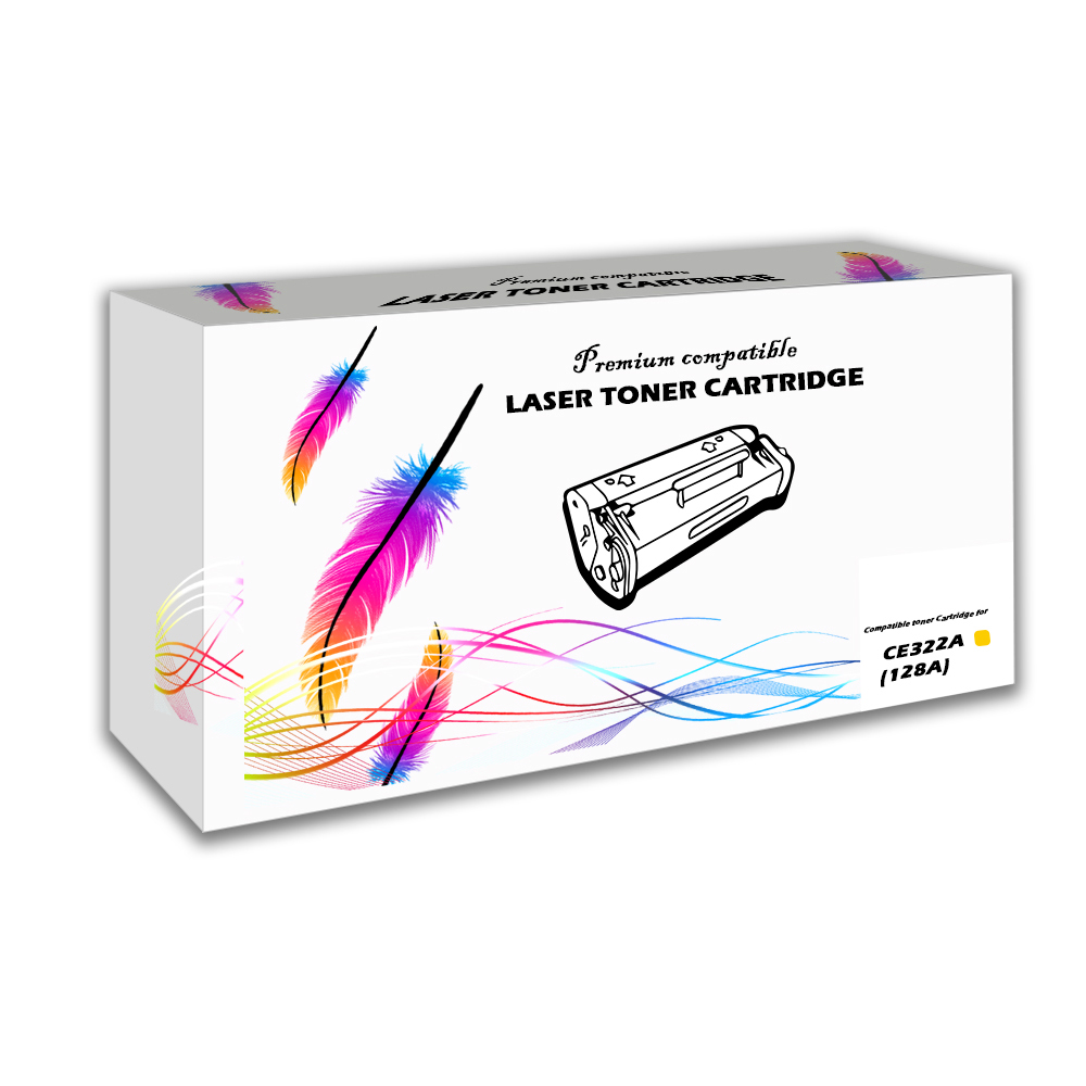 Toner HP Compatible 128A Yellow LaserJet PRO CP3525, CM3530