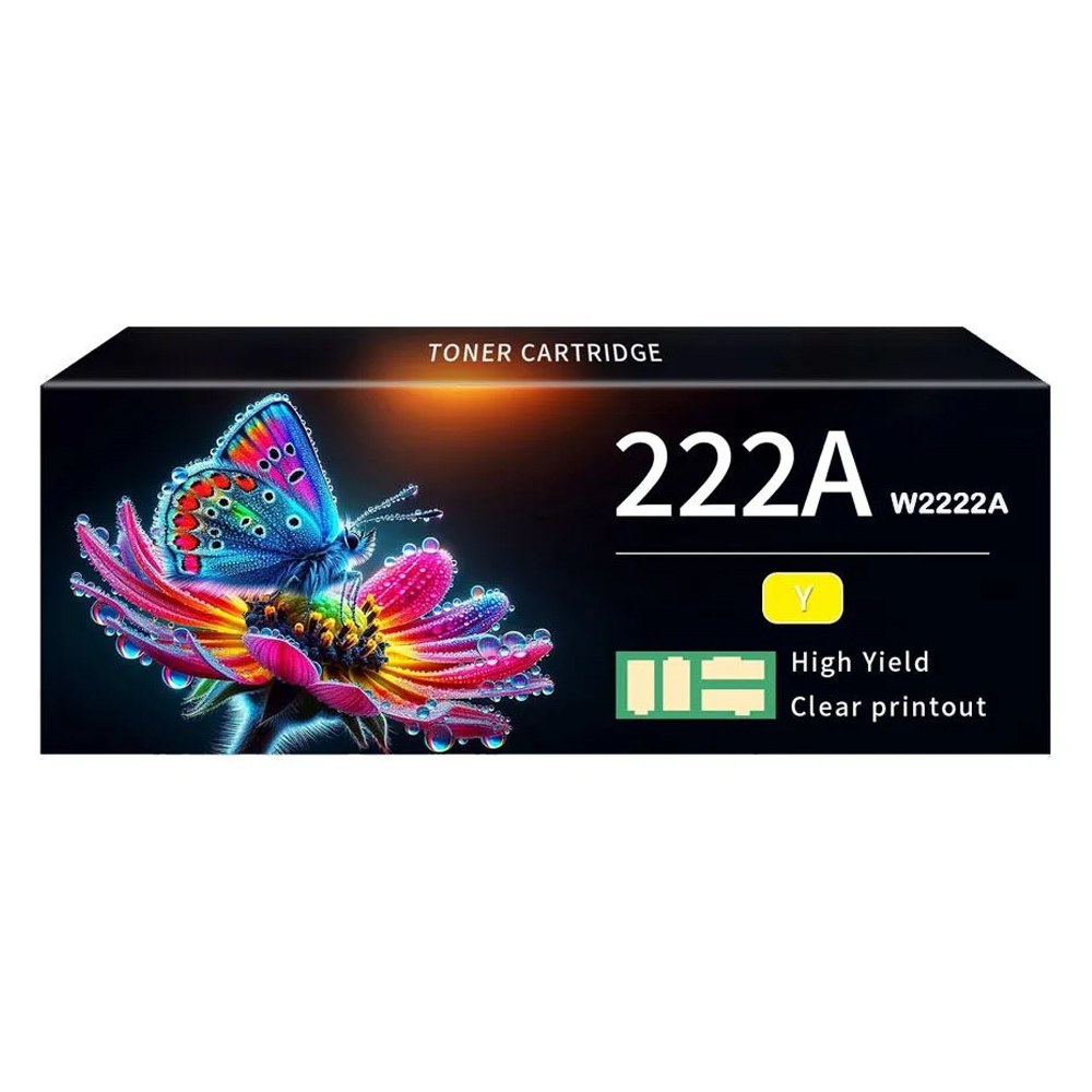 Toner HP Compatible 222A Yellow W2222A MFP 3303/3303/3388