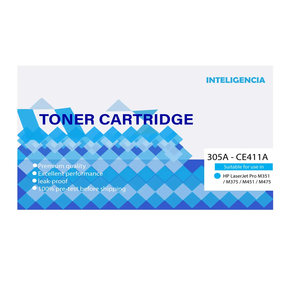 Toner HP Compatible 305A Cyan LaserJet M475/M451DW 2600 Pag.