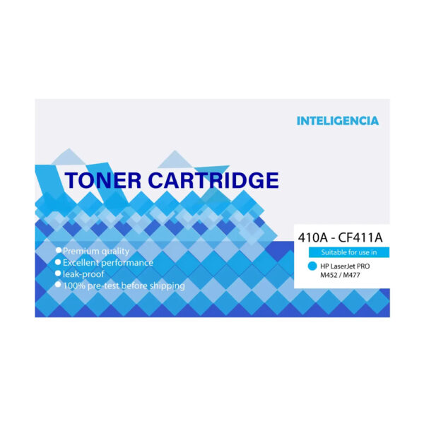 Toner HP Compatible 410A Cyan CF411A M477fdw M452