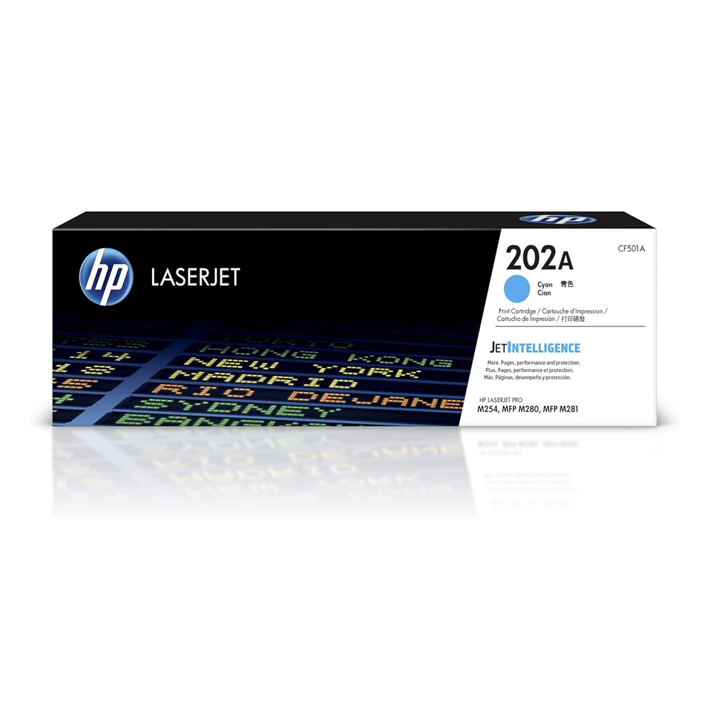 Toner HP Compatible 202A CF501A Cyan M254dw /M281fdw 1.3 Pag