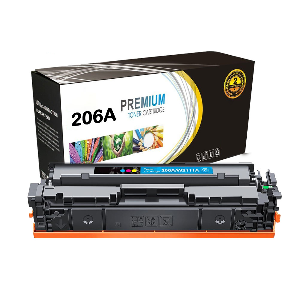 Toner HP Compatible 206A Cyan W2110A Cyan M255 M283fdw 1350pgs