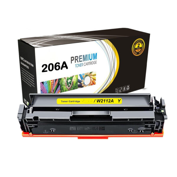 Toner HP Compatible 206A Yellow W2113A M255 M283fdw 1250pgs