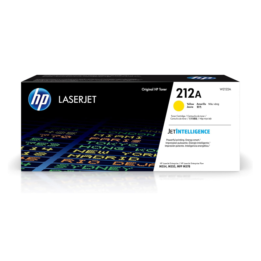 Toner HP Compatible 212A Yellow (W2122A) LaserJet M554/M555/M578/ 4500 Pag.