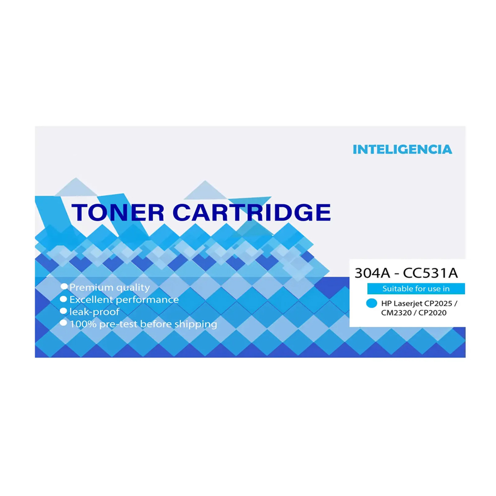 Tóner HP Compatible 304A Cyan CC531A Laserjet CP2025 / CM2320 / CP2020