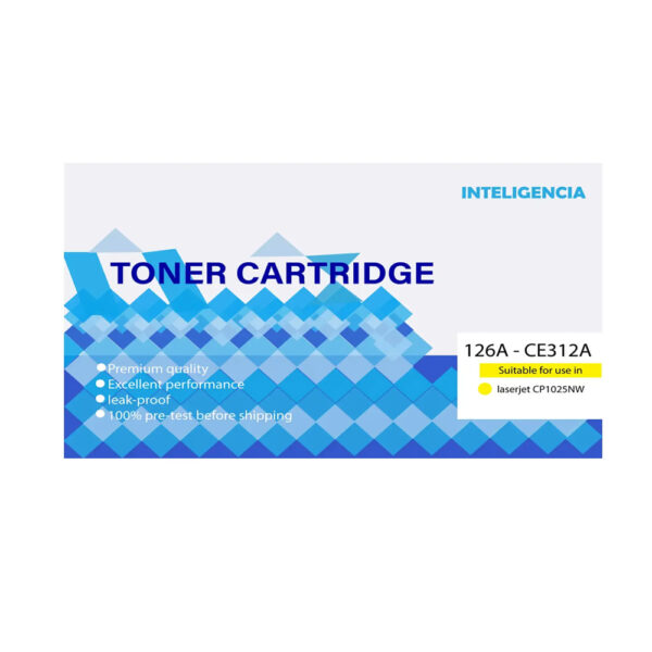 Toner HP Compatible 126A CE312A L.J. CP1025 Yellow 1000 Paginas