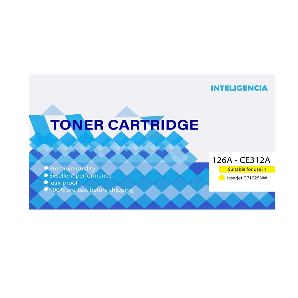 Toner HP Compatible 126A CE312A L.J. CP1025 Yellow 1000 Paginas