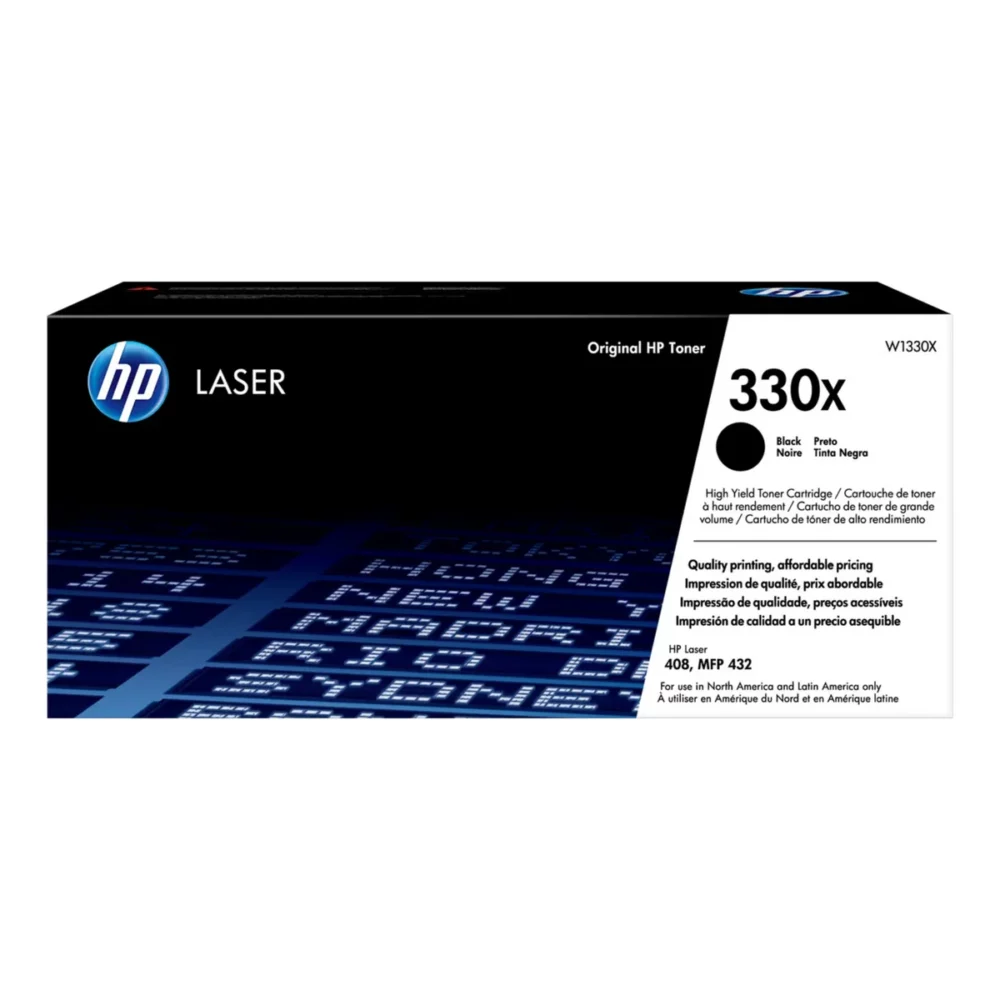 Toner HP Compatible 330X W1330X Laser 408DN, MFP 432FDN 15000 páginas