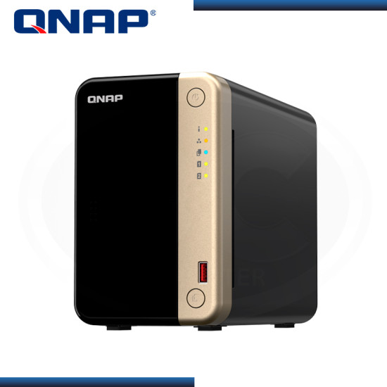 ALMACENAMIENTO NAS QNAP TS-264 CELERON N5095 2 BAHÍAS/MEMORIA 8GB RAM INTEGRADA (NO AMPLIABLE) HDMI/RJ45