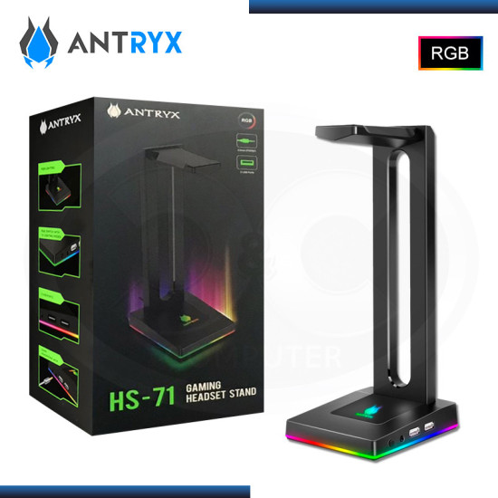 ANTRYX HS-71 RGB SOPORTE PARA AURICULARES GAMING (PN:AHS-71KR)