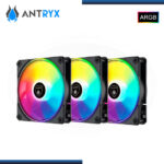 ANTRYX LYNK FAN LF120 ARGB BLACK MODULAR 3 EN 1 COOLER PARA CASE 120MM + CONTROLADOR (PN:AAK-LF120KX3C) - Imagen 3