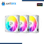 ANTRYX LYNK FAN LF120 ARGB WHITE MODULAR 3 EN 1 COOLER PARA CASE 120MM + CONTROLADOR (PN:AAK-LF120WX3C) - Imagen 3