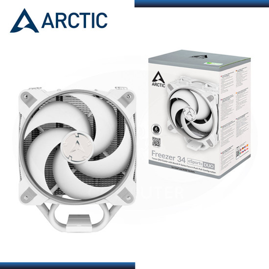 ARCTIC FREEZER 34 ESPORTS DUO GREY WHITE REFRIGERACION AIRE AMD/INTEL (PN:ACFRE00074A)