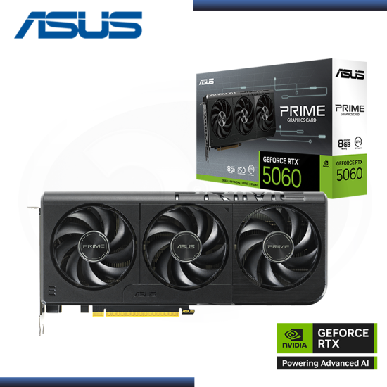 ASUS GEFORCE RTX 5060 8GB GDDR7 128BITS PRIME (PN:PRIME-RTX5060-O8G)